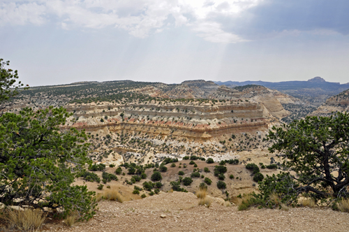 Scenery from a rest stop by Moore, Utah